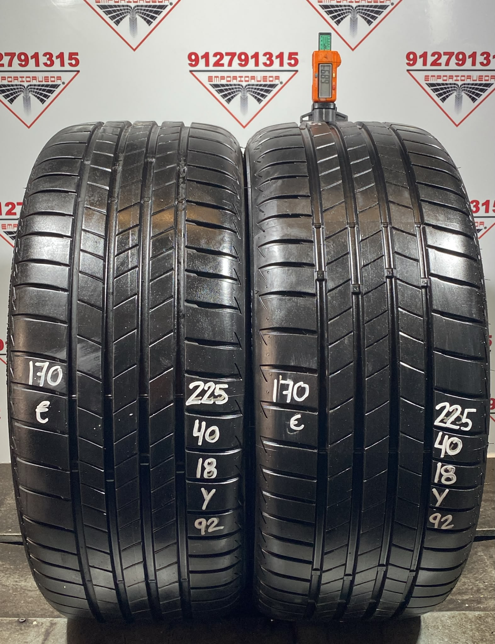 BRIDGESTONE TURANZA USADO  225/40 R18 92 Y
